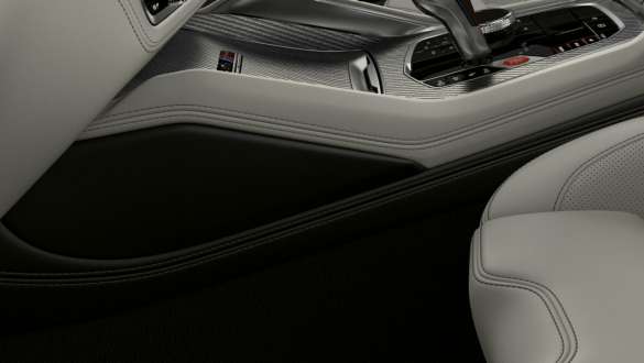 Упоры для коленей у BMW X5 M Competition F95 Упоры для коленей BMW X5 M Competition F95 2020 SUV, салон