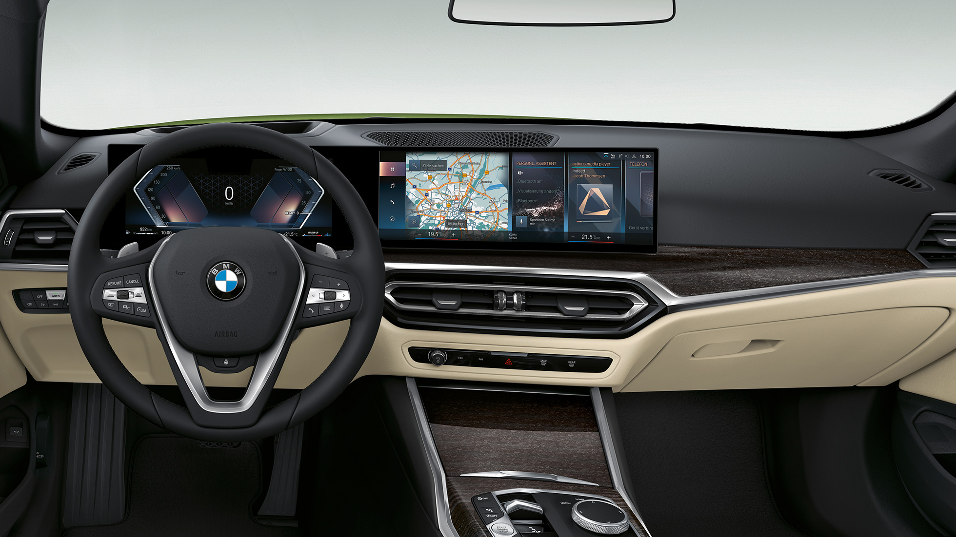 Cockpit BMW 4 Series Convertible base model G23 2020 BMW 4 Series Convertible G23 2020 base model interior cockpit