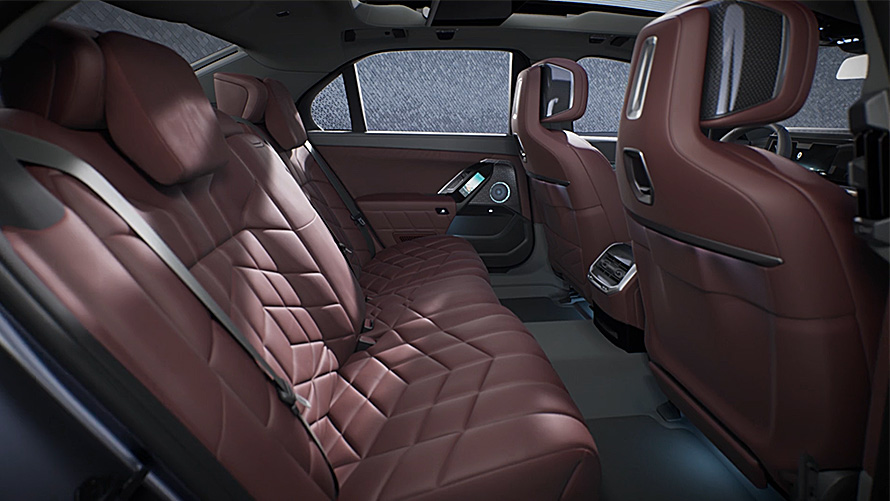 BMW 7 серии G70 ICE 740i с пакетом M Sport BMW 7 серии G70 ICE 740i с пакетом M Sport, особенности дизайна задней части