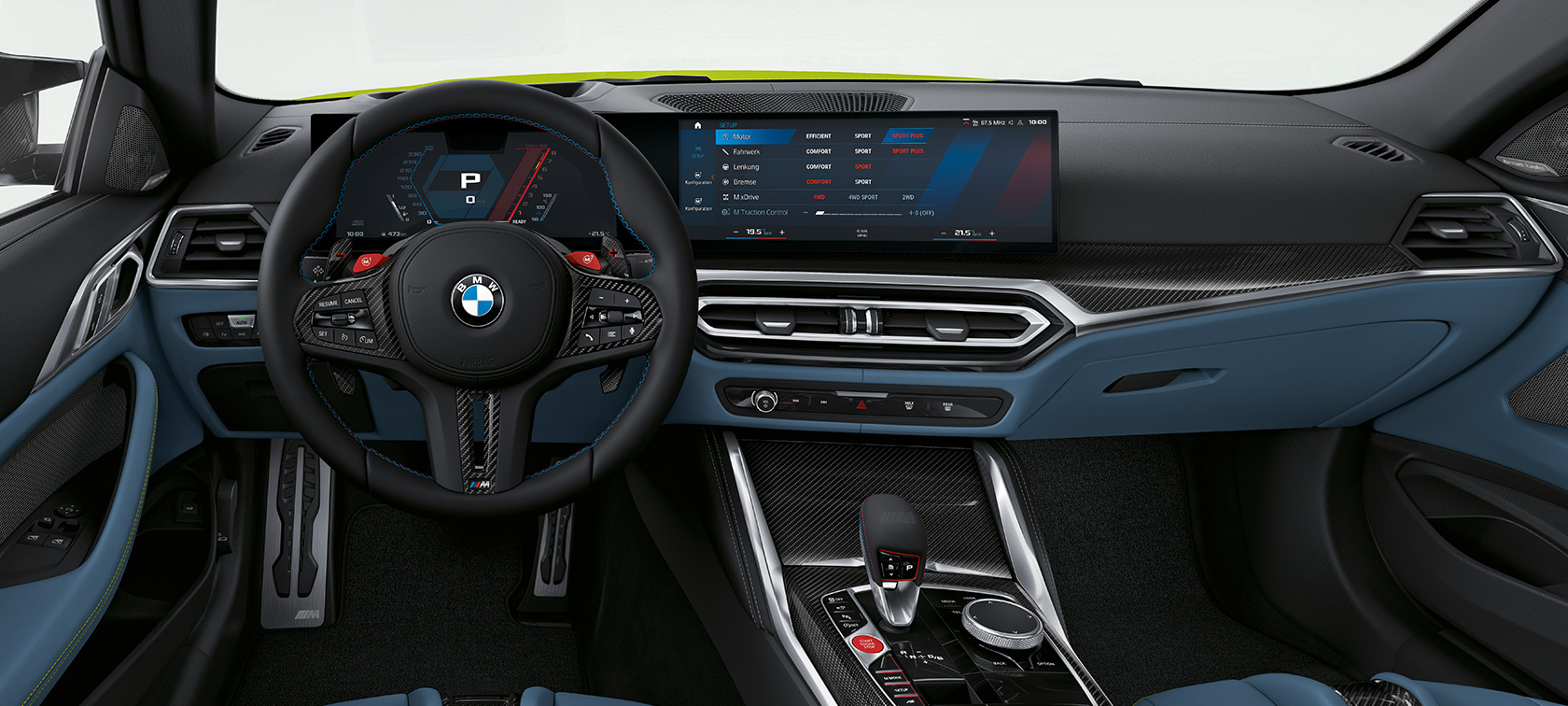 BMW M4 Coupé G82 2020 салон BMW M4 Coupé G82 2020 интерьер салон