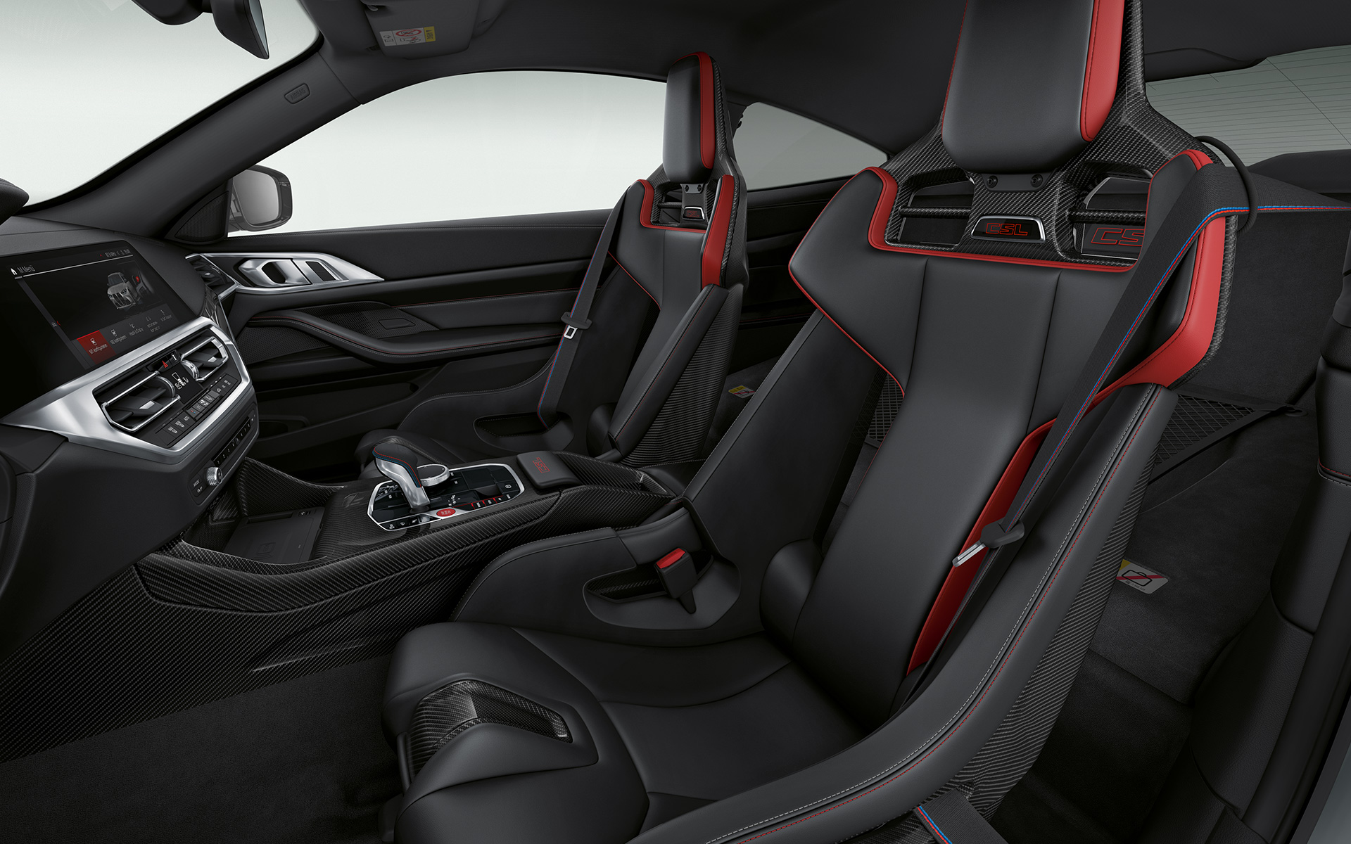 Карбоновое ковшеобразное сиденье M Carbon BMW M4 CSL G82 BMW M4 CSL G82, салон, карбоновое ковшеобразное сиденье M Carbon