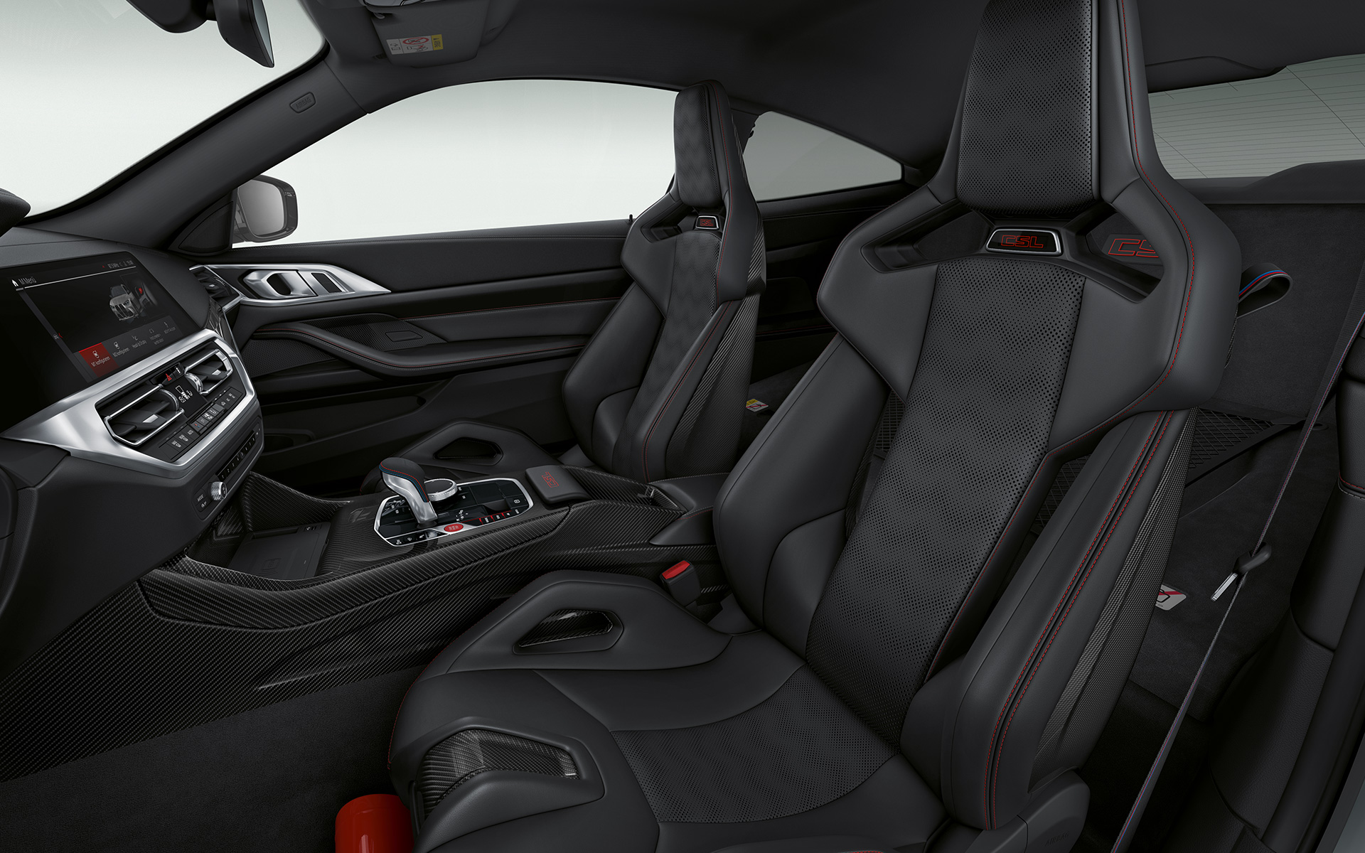 Карбоновое ковшеобразное сиденье M Carbon BMW M4 CSL G82 BMW M4 CSL G82, салон, карбоновое ковшеобразное сиденье M Carbon