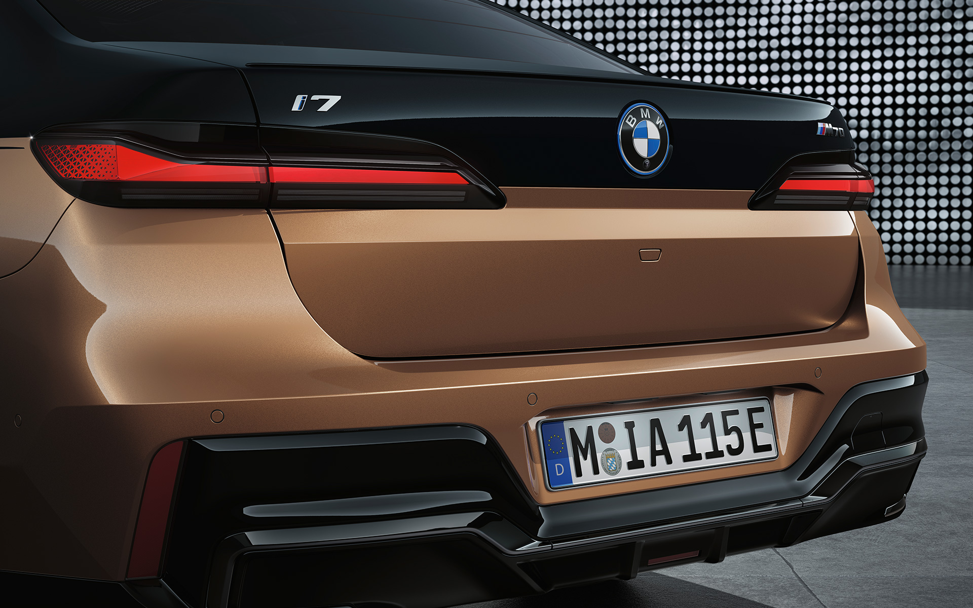 Задний спойлер M, BMW i7 M70 xDrive G70 BMW i7 M70 xDrive G70, задний спойлер M
