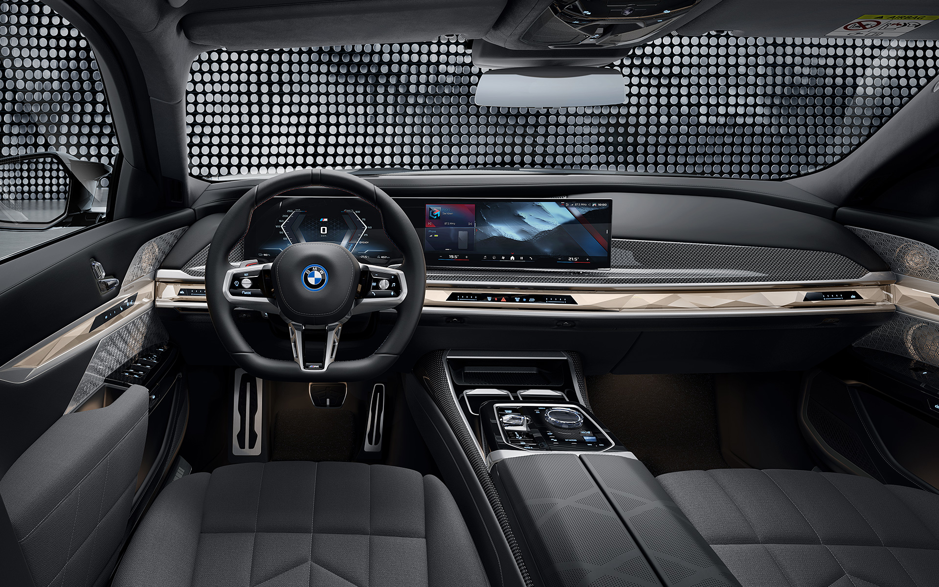 Кокпит, BMW i7 M70 xDrive G70 BMW i7 M70 xDrive G70, салон, кокпит