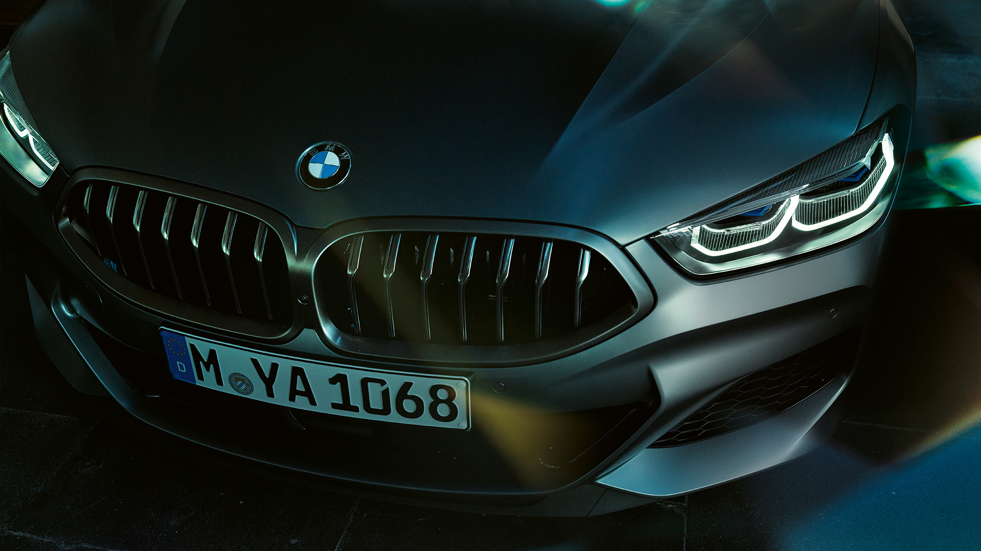 BMW M850i xDrive Gran Coupé, решетка радиатора BMW M850i xDrive Gran Coupé, дизайн, решетка радиатора