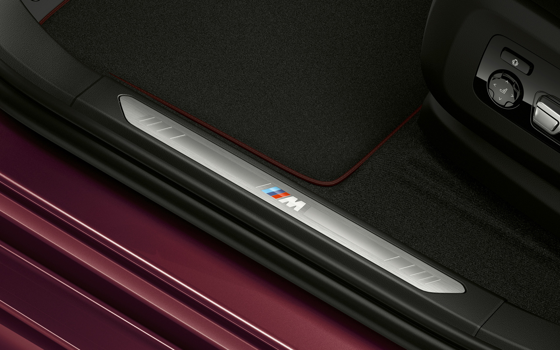 Накладки на пороги BMW Individual, BMW X6 Individual G06 2019 Накладки на пороги BMW Individual, BMW X6 Individual G06 2019 вблизи
