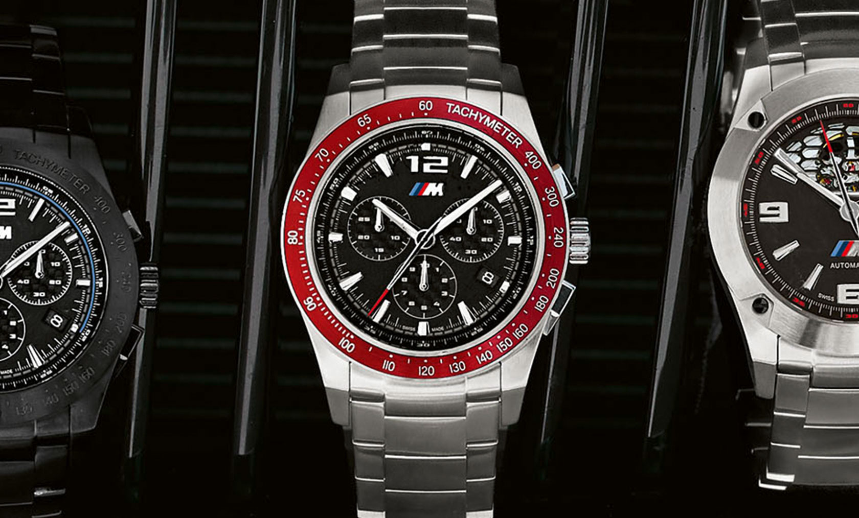 Часы BMW M Chrono Metal Strap. Это изображение продукта BMW M Watch Chrono Metal Strap.
