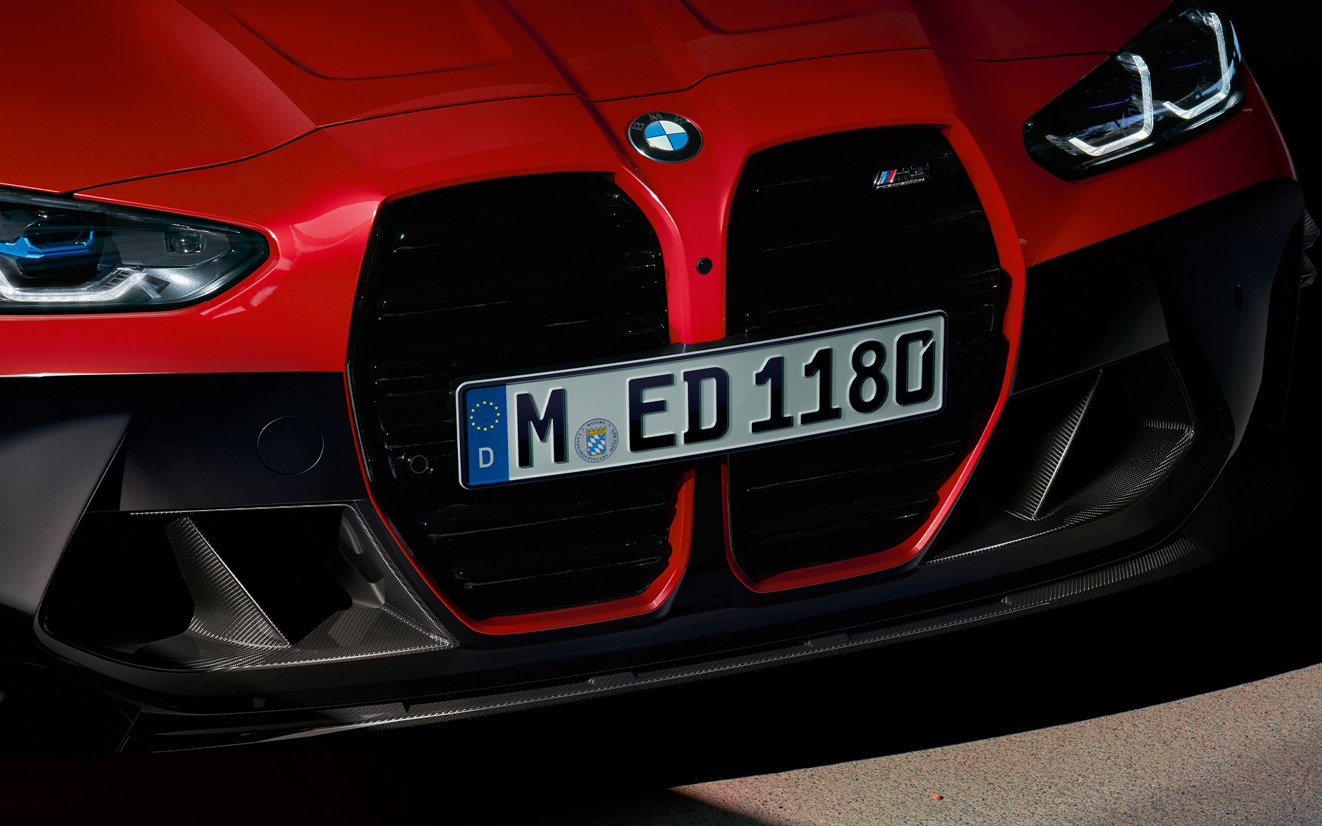 Аксессуары BMW M Performance BMW M3 G80, вид спереди